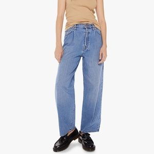 Mother Snacks! pleated fun dip ankle jean